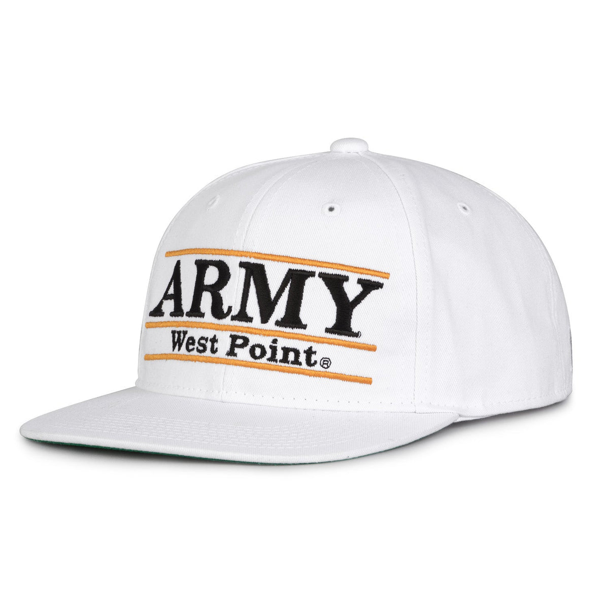 Army Black Knights Retro Bar Snapback - White, alternate view 1