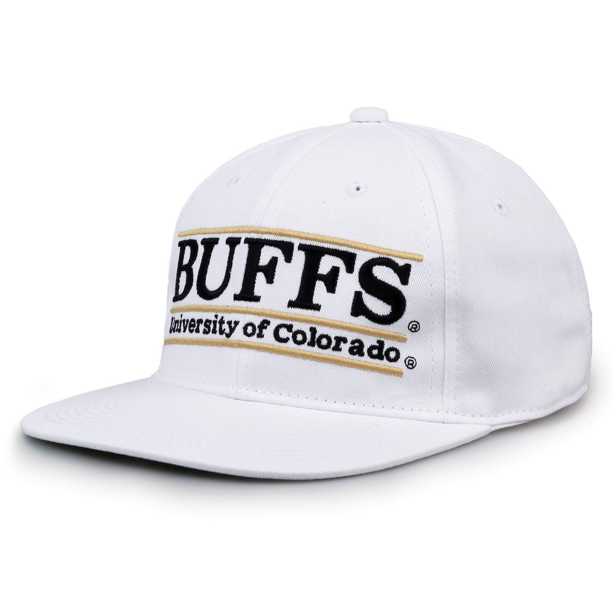 Colorado Buffaloes Retro Bar Snapback - White, alternate view 1