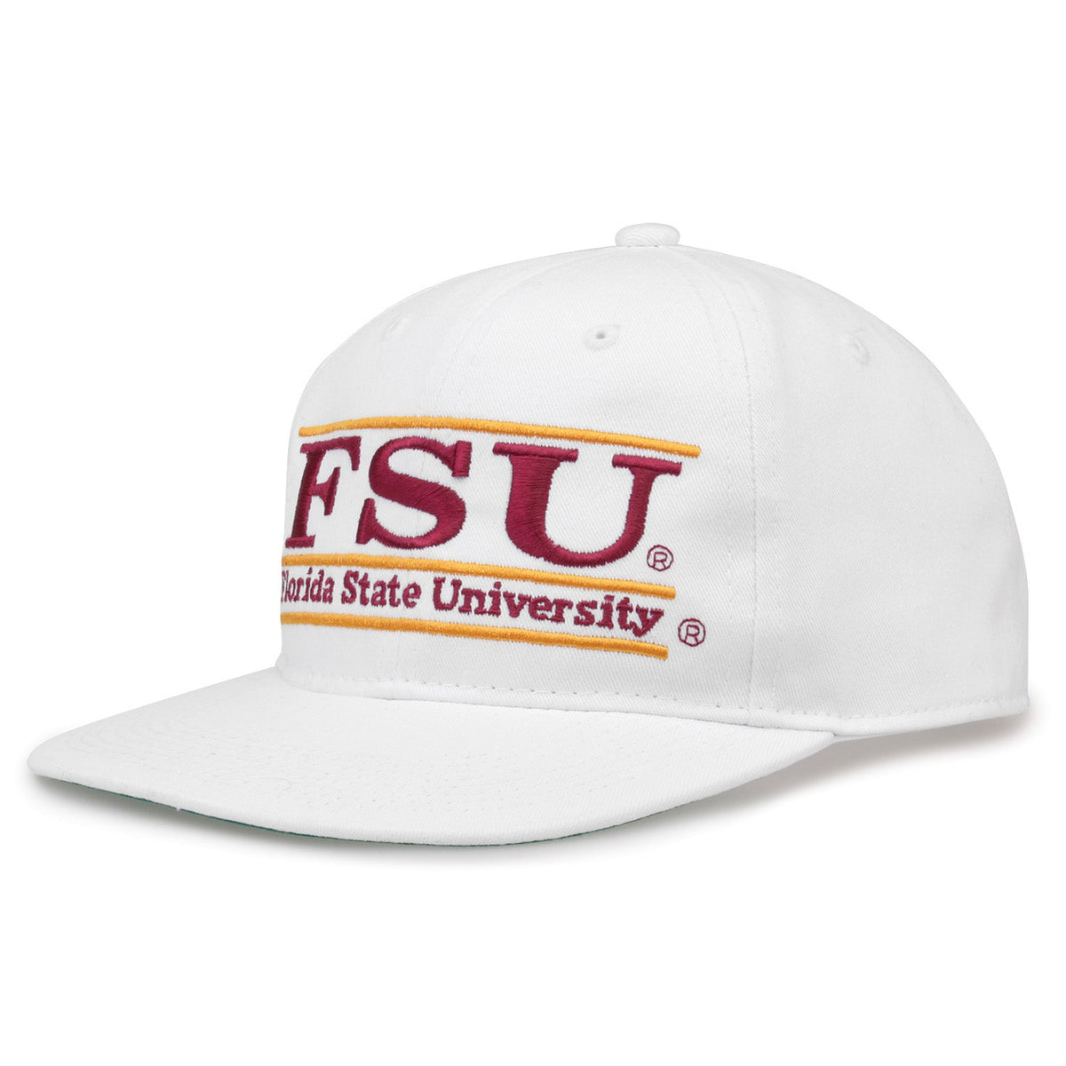Florida State Seminoles Retro Bar Snapback - White, alternate view 1