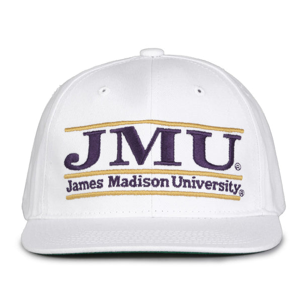 James Madison Retro Bar Snapback - White