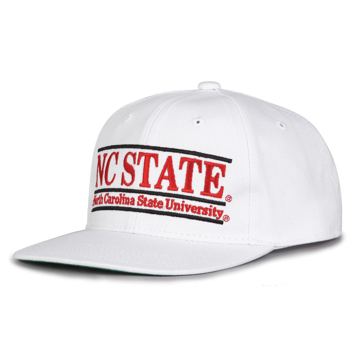NC State Wolfpack Retro Bar Snapback - White, alternate view 1