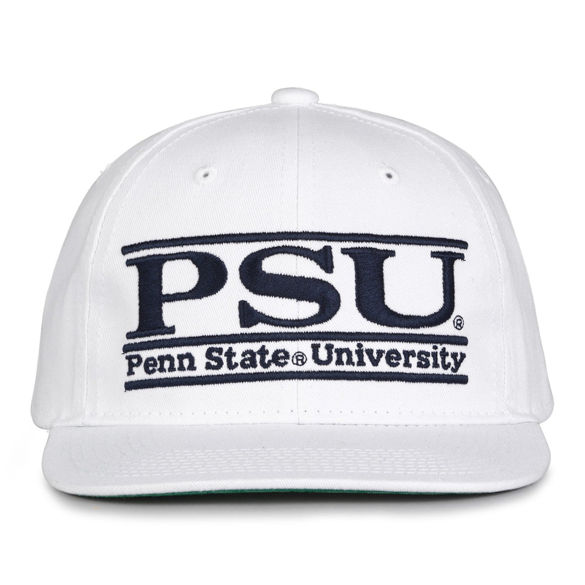 Penn State Nittany Lions Retro Bar Snapback - White, front view