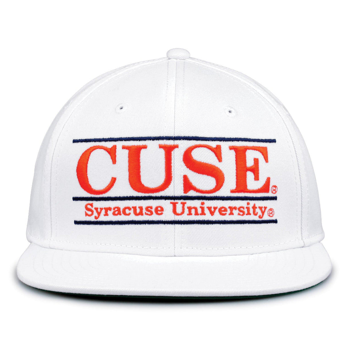 Syracuse Orange Retro Bar Snapback - White, product view