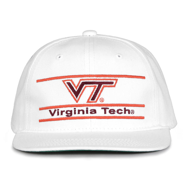 Virginia Tech Retro Bar Snapback - White