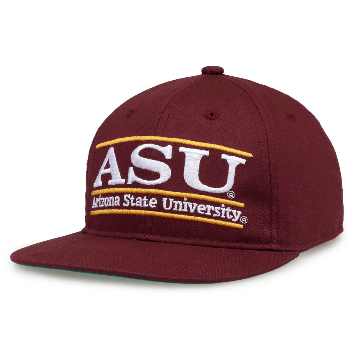 Arizona State Sun Devils Retro Bar Snapback - Maroon, alternate view 1