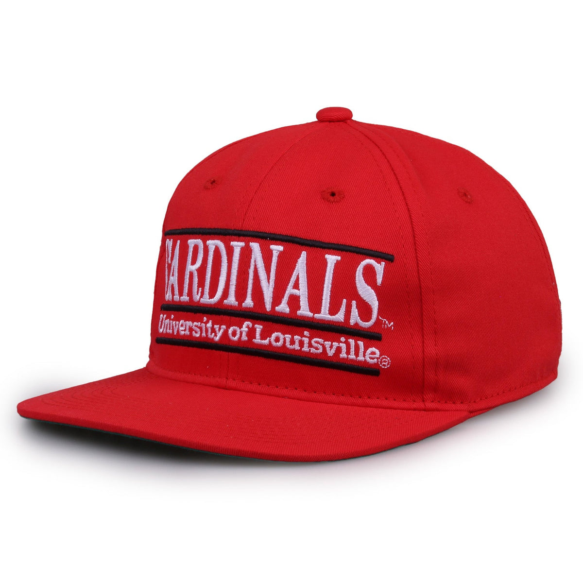 Louisville Cardinals Retro Bar Snapback - Red, alternate view 1