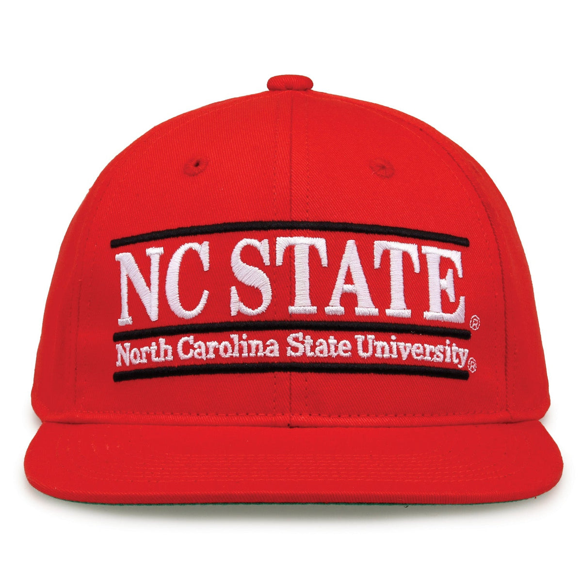 NC State Wolfpack Retro Bar Snapback - Red, front view