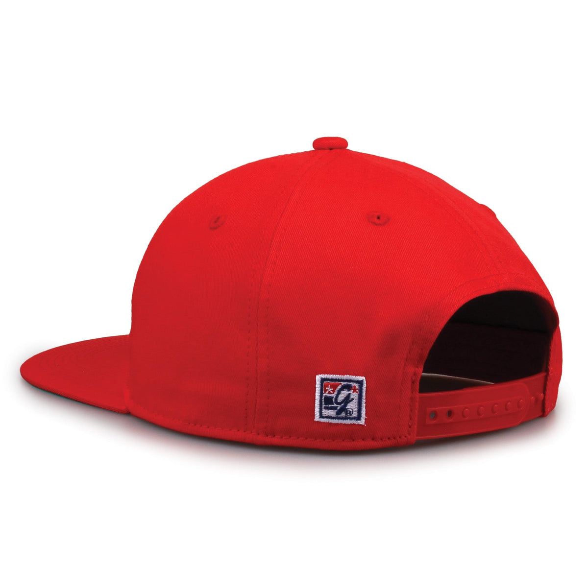 Ohio State Buckeyes Retro Bar Snapback - Red, rear view