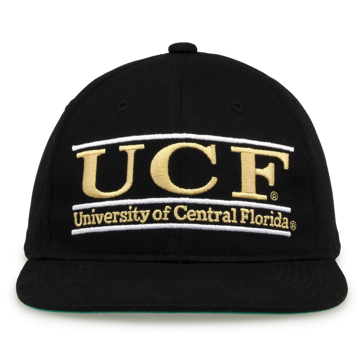 UCF Knights Retro Bar Snapback - Black, front view