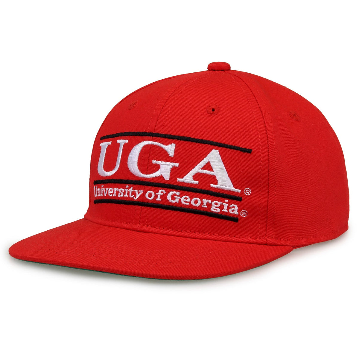 Georgia Bulldogs Retro Bar Snapback - Red, alternate view 1