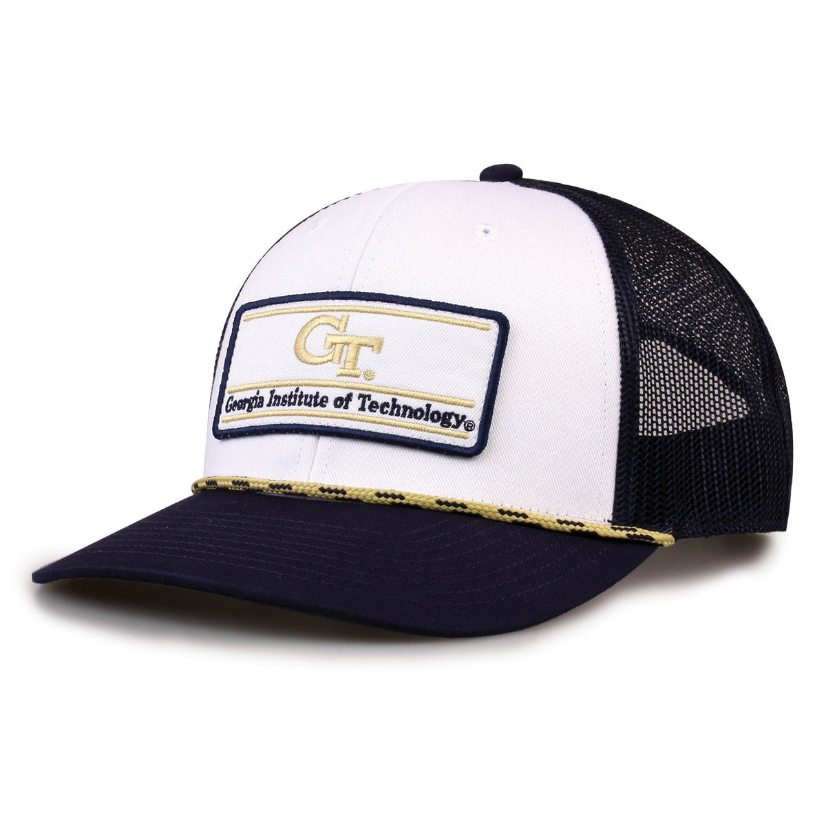 Georgia Tech Yellow Jackets Rope Trucker, alternate view 1