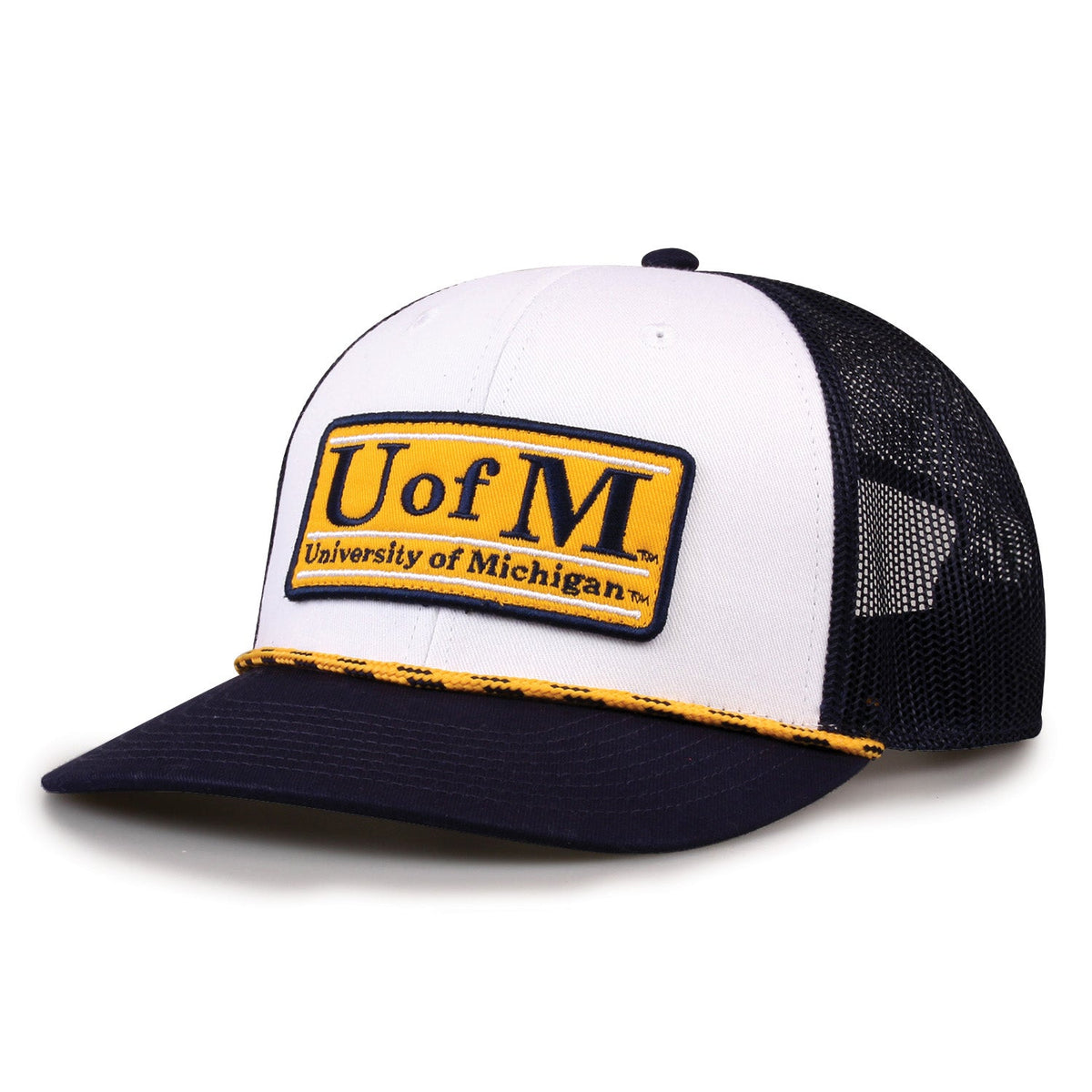 Michigan Wolverines Rope Trucker, alternate view 1