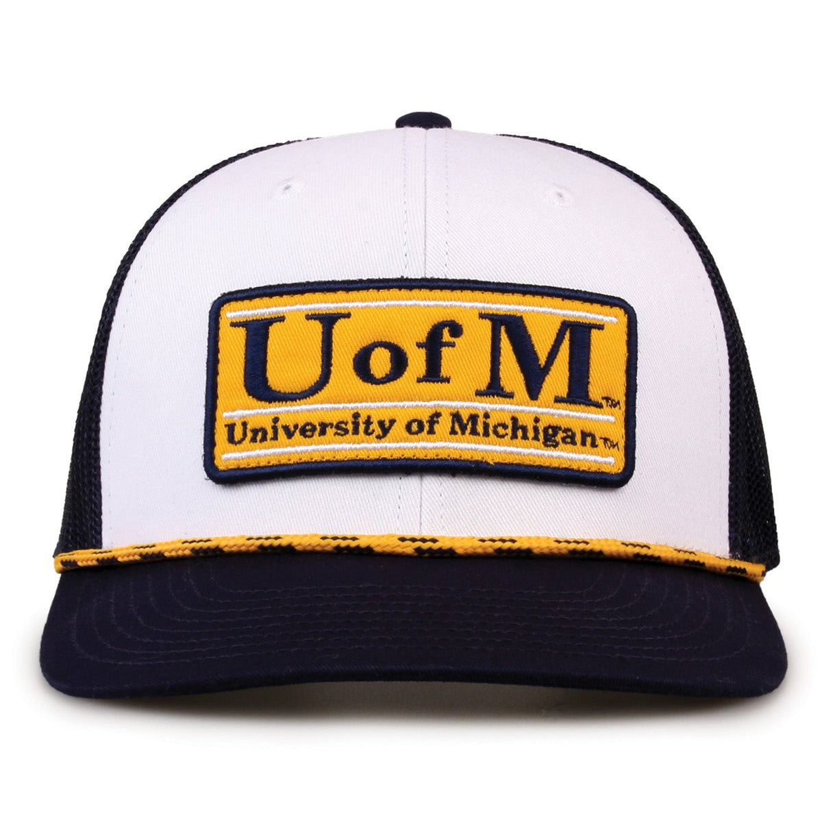 Michigan Wolverines Rope Trucker, product view