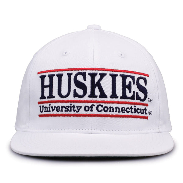 UConn Retro Bar Snapback - White