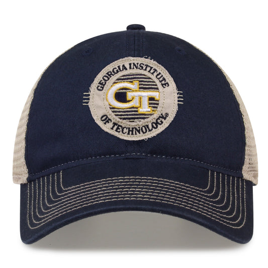 Georgia Tech Trucker Hat Circle Design