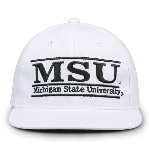 Michigan State Retro Bar Snapback - White