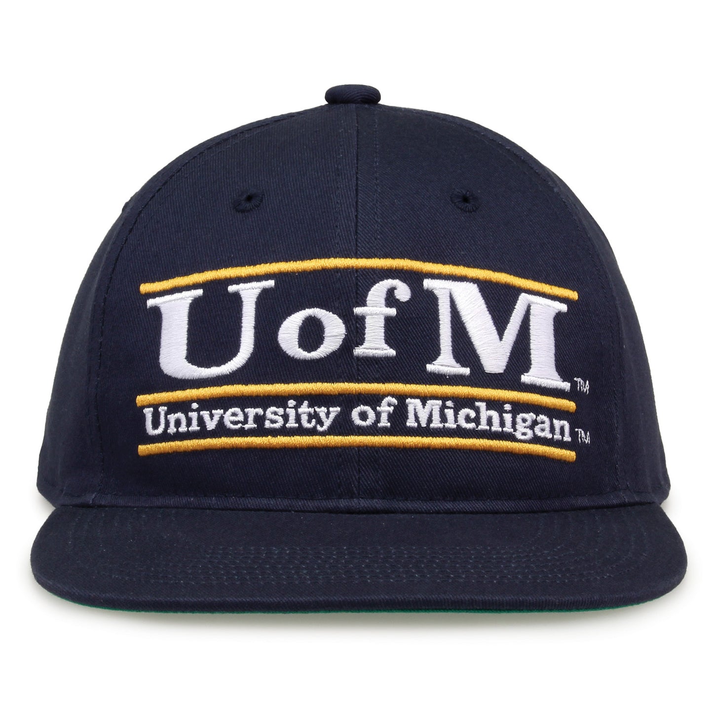 Retro Umich Hat Michigan Retro Bar Snapback – The Game Caps