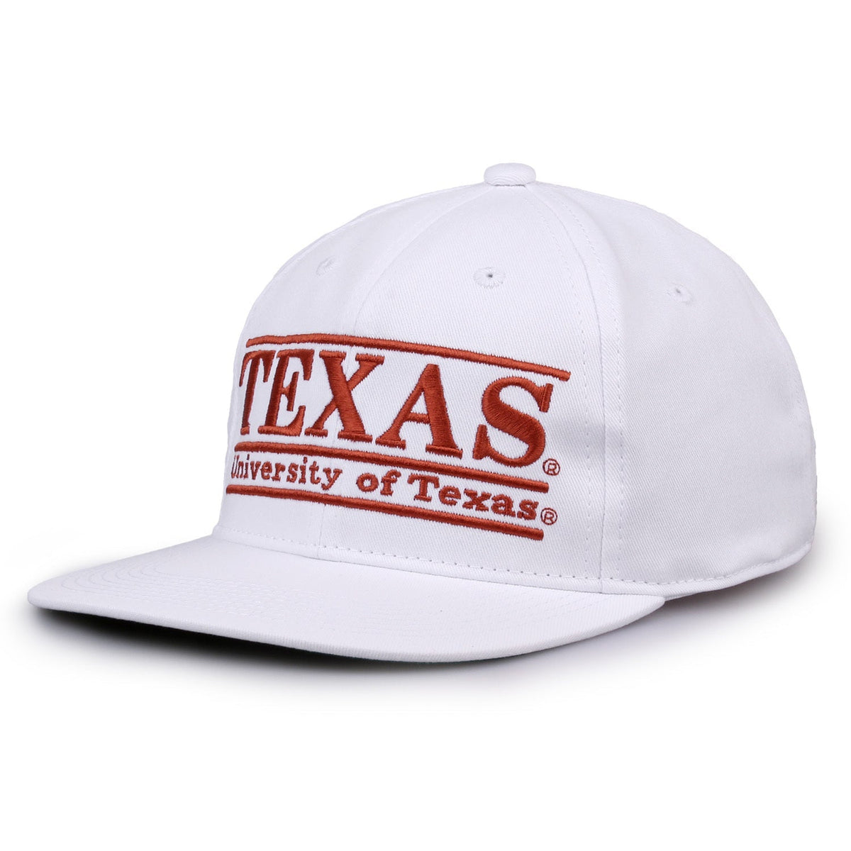 Texas Longhorns Retro Bar Snapback - White, alternate view 1