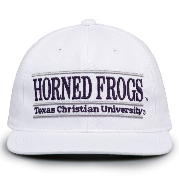 TCU Retro Bar Snapback - White