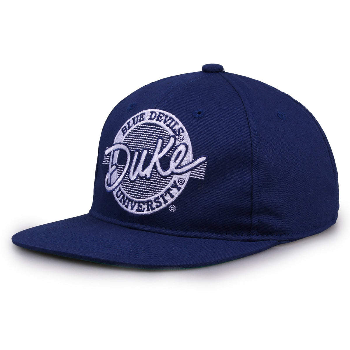 Duke Blue Devils Retro Circle Snapback - Royal, alternate view 1