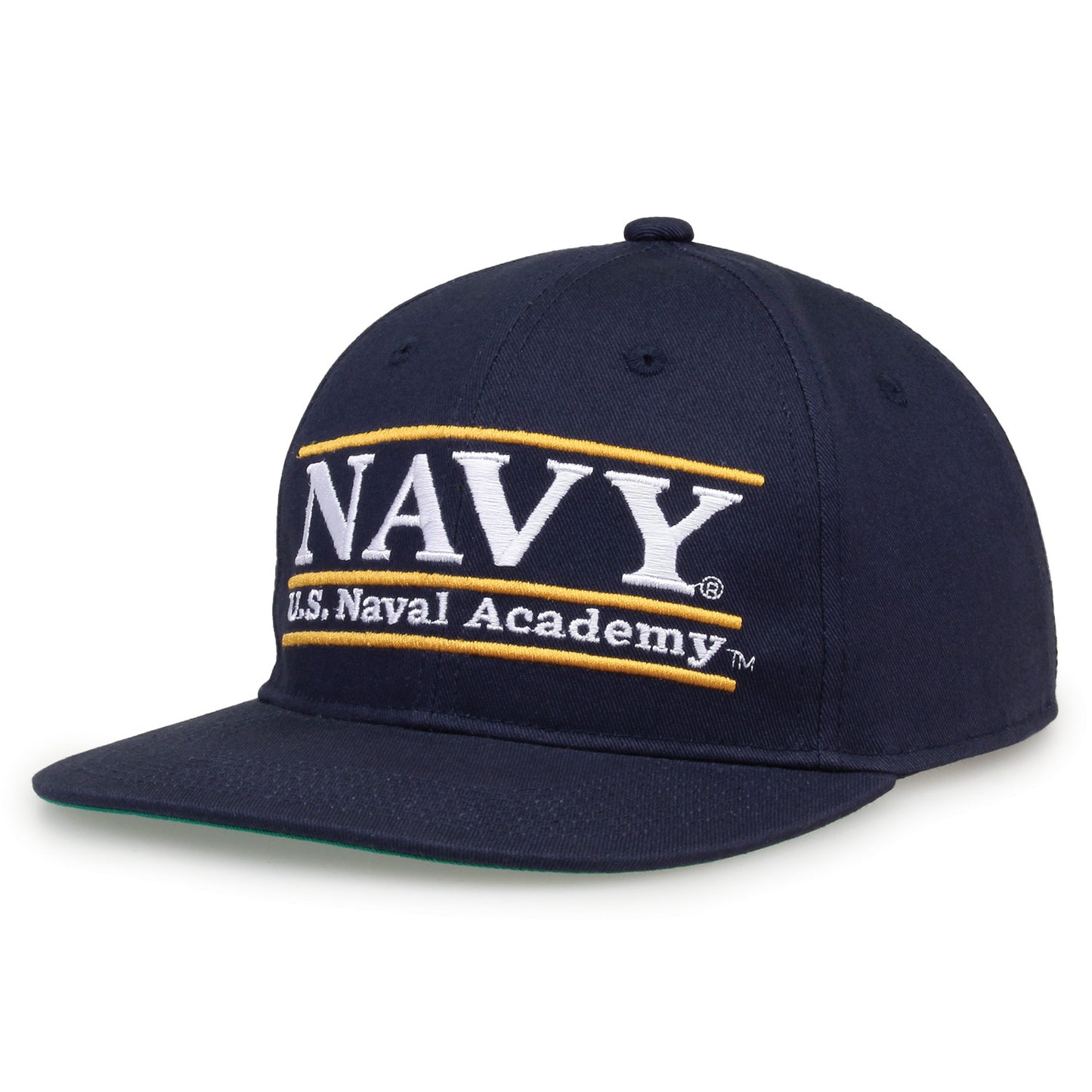 Navy Hat Retro Snapback Bar Design