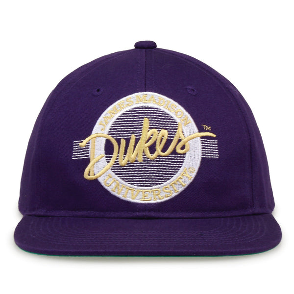James Madison Retro Circle Snapback - Purple