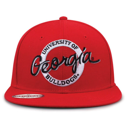 University Of Georgia Oversized Script Retro Circle Design