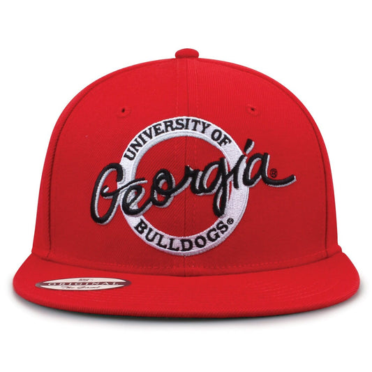 University Of Georgia Oversized Script Retro Circle Design