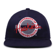Retro Circle Snapback - Navy