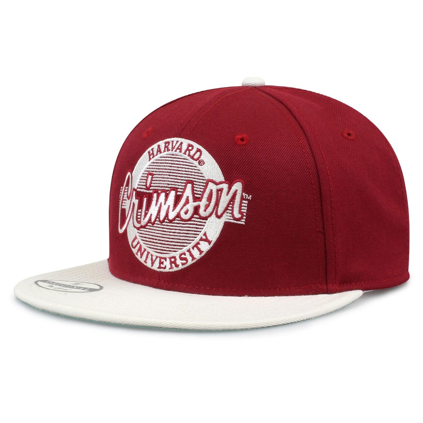 Harvard University Contrast Brim Retro Circle Design