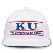 Retro Bar Snapback - White