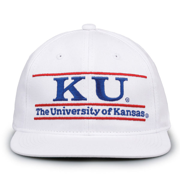 Kansas Retro Bar Snapback - White
