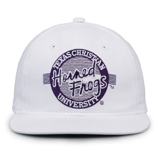 TEXAS CHRISTIAN RETRO CIRCLE DESIGN