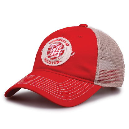 Houston U Trucker Hat Circle Design