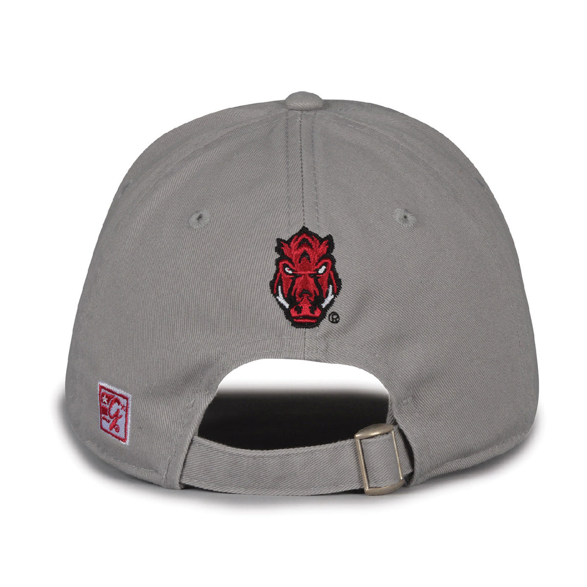 Arkansas Razorbacks Dad Cap - Light Grey, alternate view 3