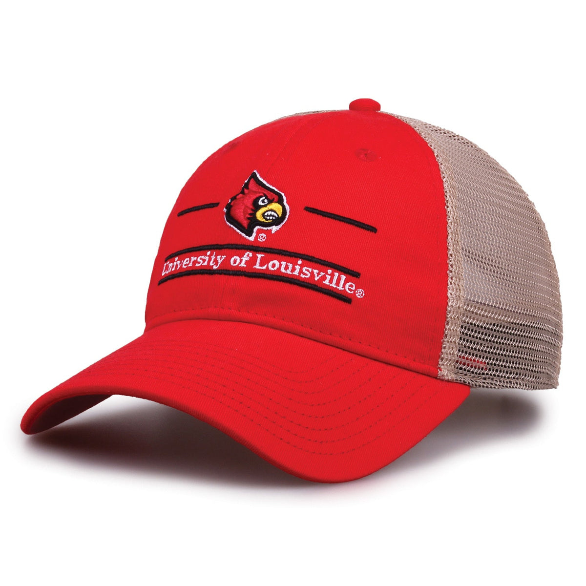 Louisville Cardinals Split Bar Trucker, alternate view 1