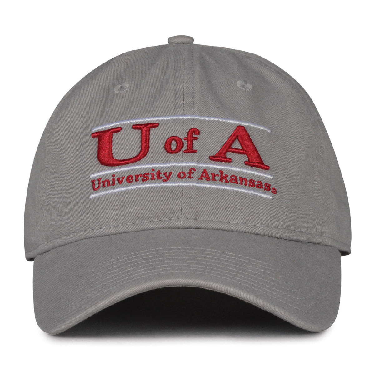 Arkansas Razorbacks Dad Cap - Light Grey, product view