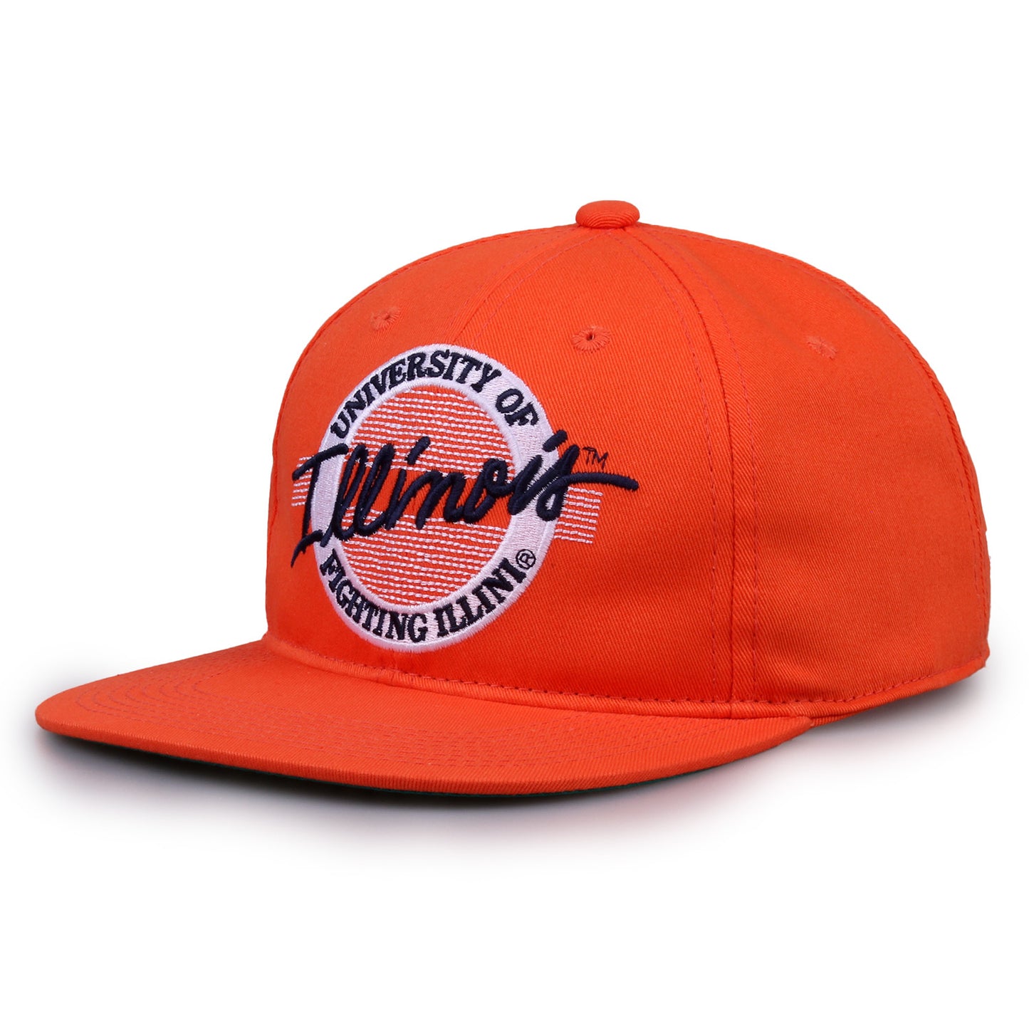 Illinois Fighting Illini Hat Retro Circle Design