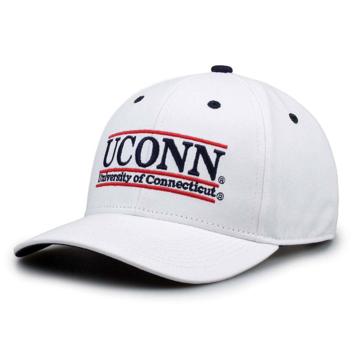 UConn Huskies Bookstore Snapback - White, alternate view 1