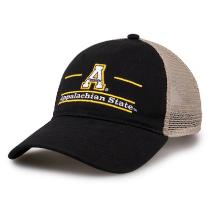 Appalachian State Trucker Hat with Split Bar Soft Mesh Snapback