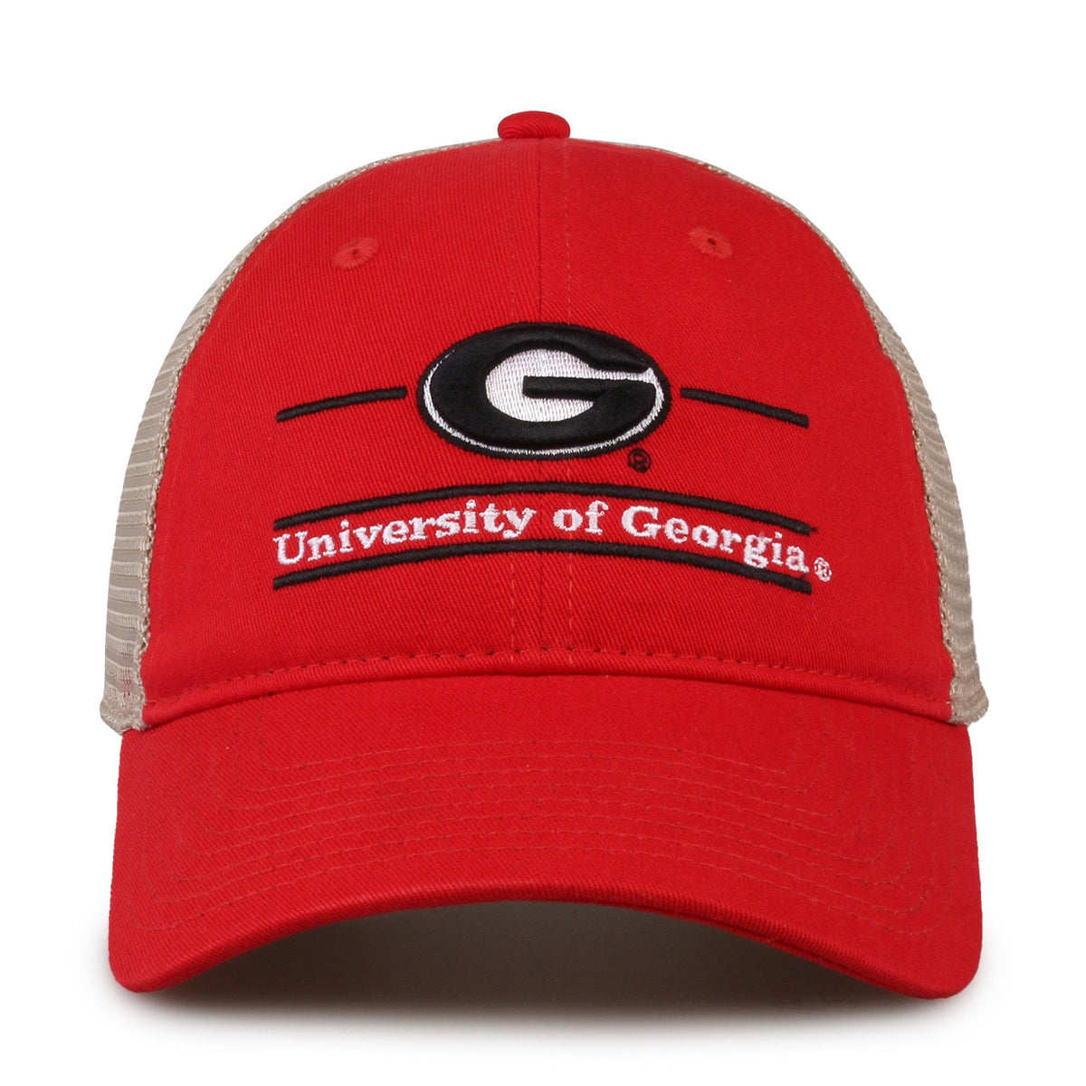 Georgia Bulldogs Split Bar Trucker, product view