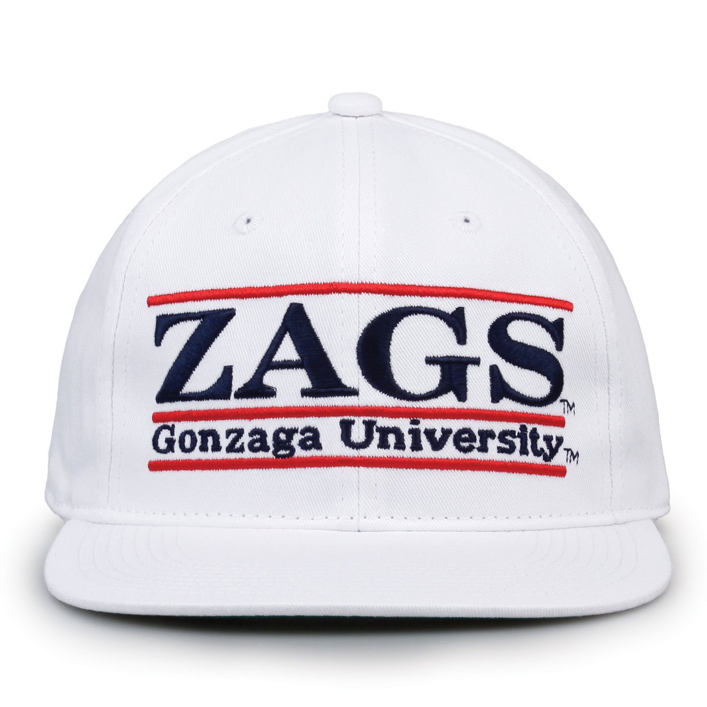 Gonzaga Hat Retro Snapback Bar Design