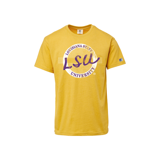 LSU "Retro Circle" Sustainable Tee