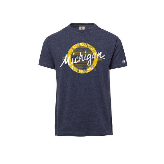 Michigan "Retro Circle" Sustainable Tee