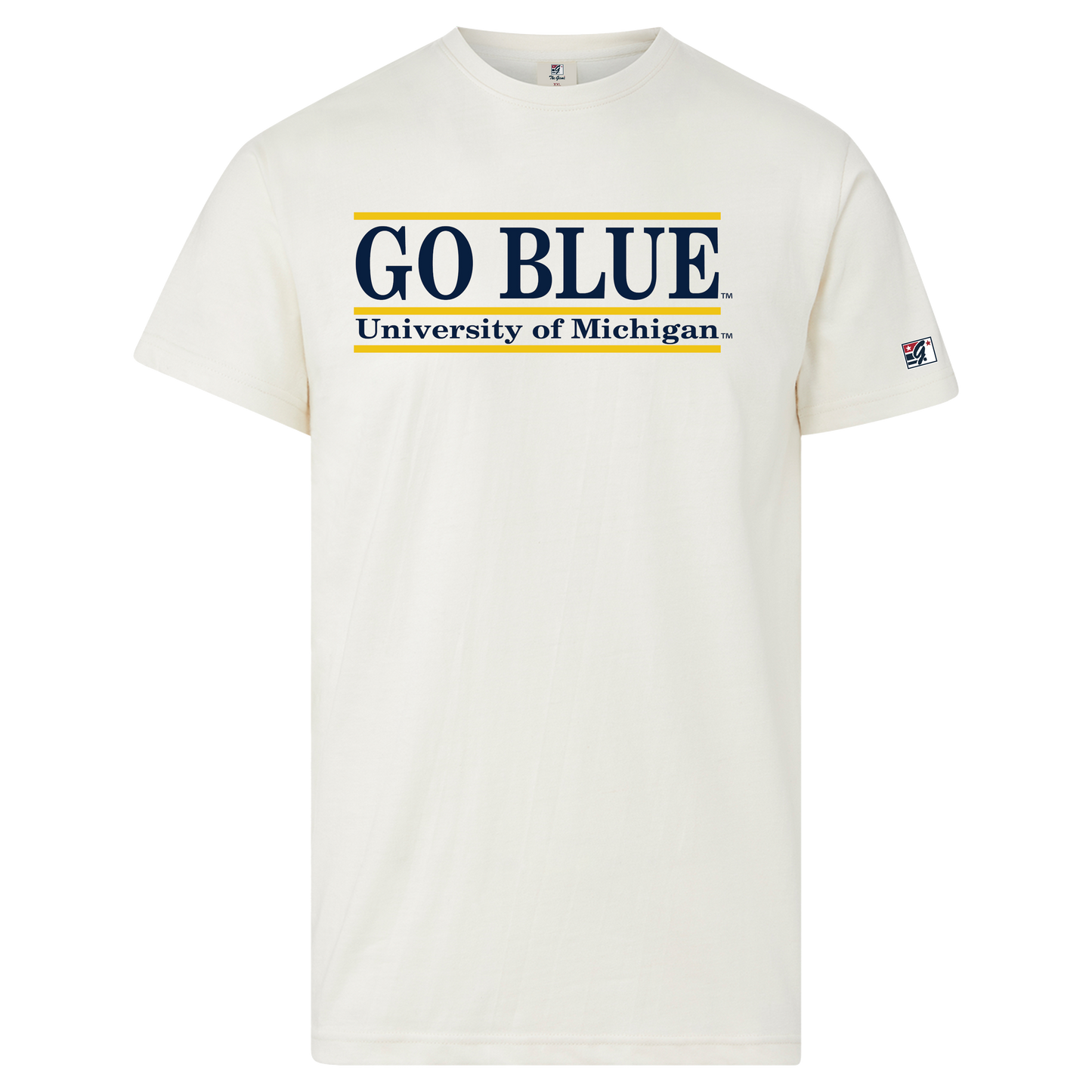 Michigan Go Blue Bar Tee
