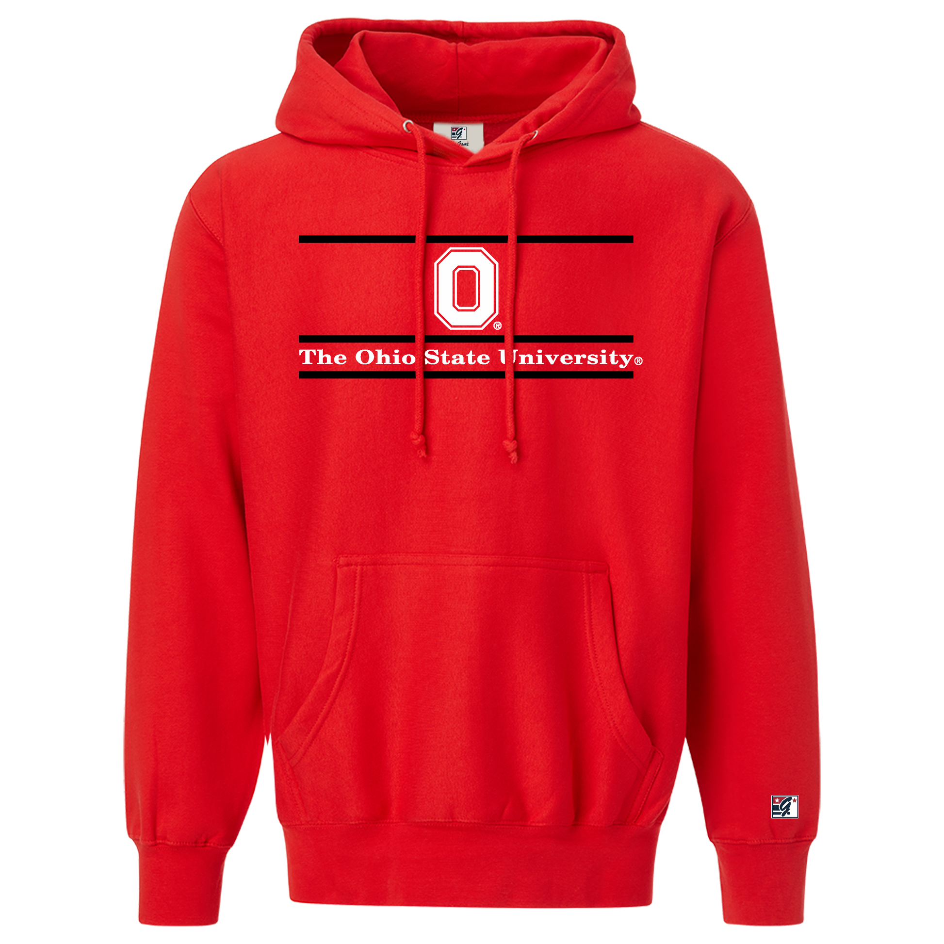 Ohio State Retro Bar Sweatshirt Red S - Main Image