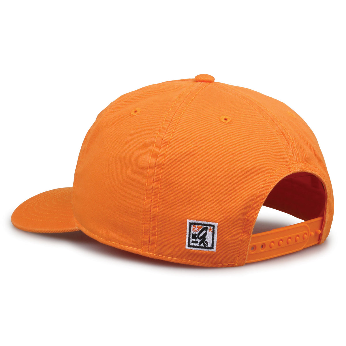 Tennessee Volunteers Original Heritage Script Snapback in tennessee orange, rear view showing adjustable snapback closure