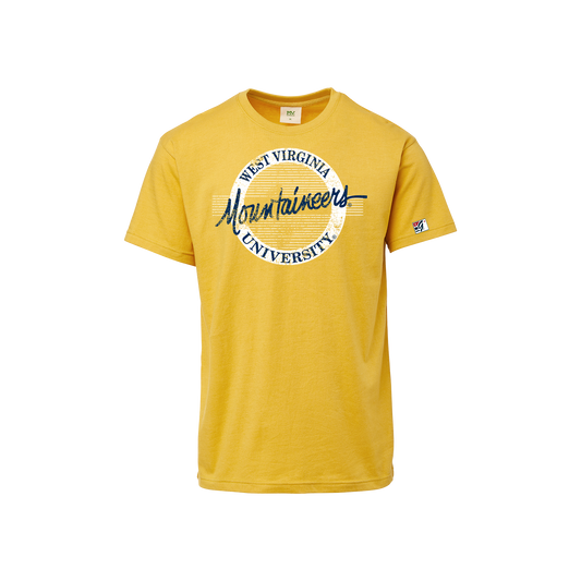 West Virginia Retro Circle Tee