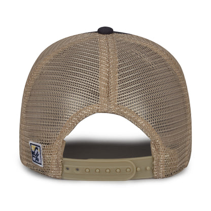 Georgia Tech Trucker Hat with Split Bar Soft Mesh Snapback