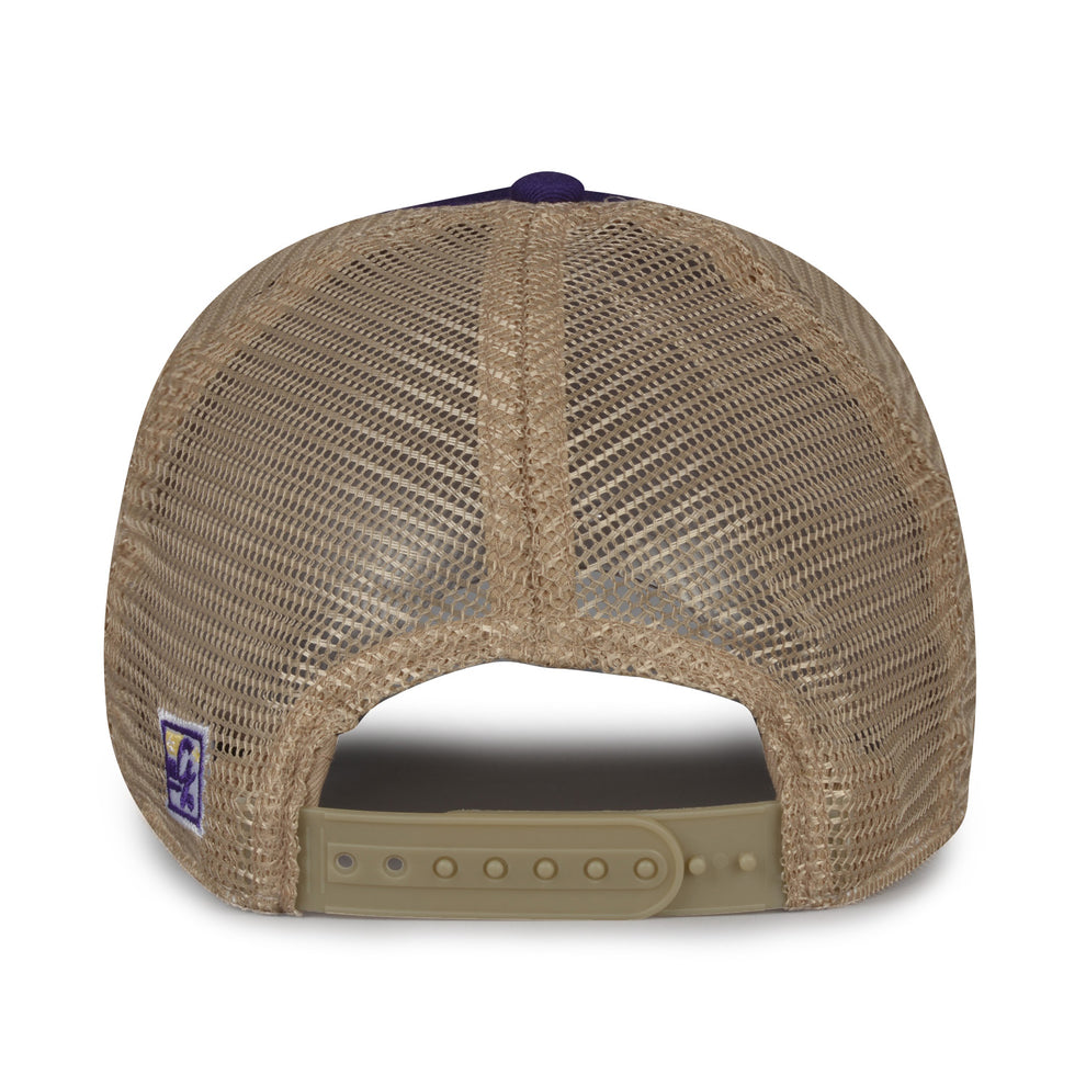 JMU Trucker Hat with Split Bar Soft Mesh Snapback The Game Caps
